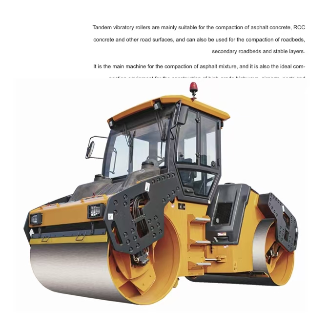 Tandem vibratory roller TVR210