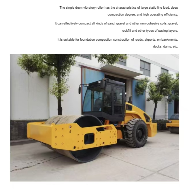 Single drum vibratory roller SDVR210