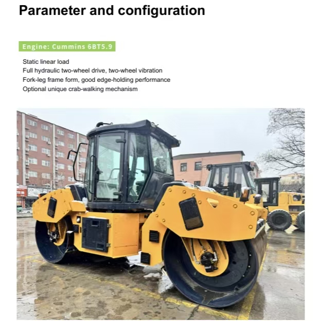 Tandem vibratory roller  TVR212